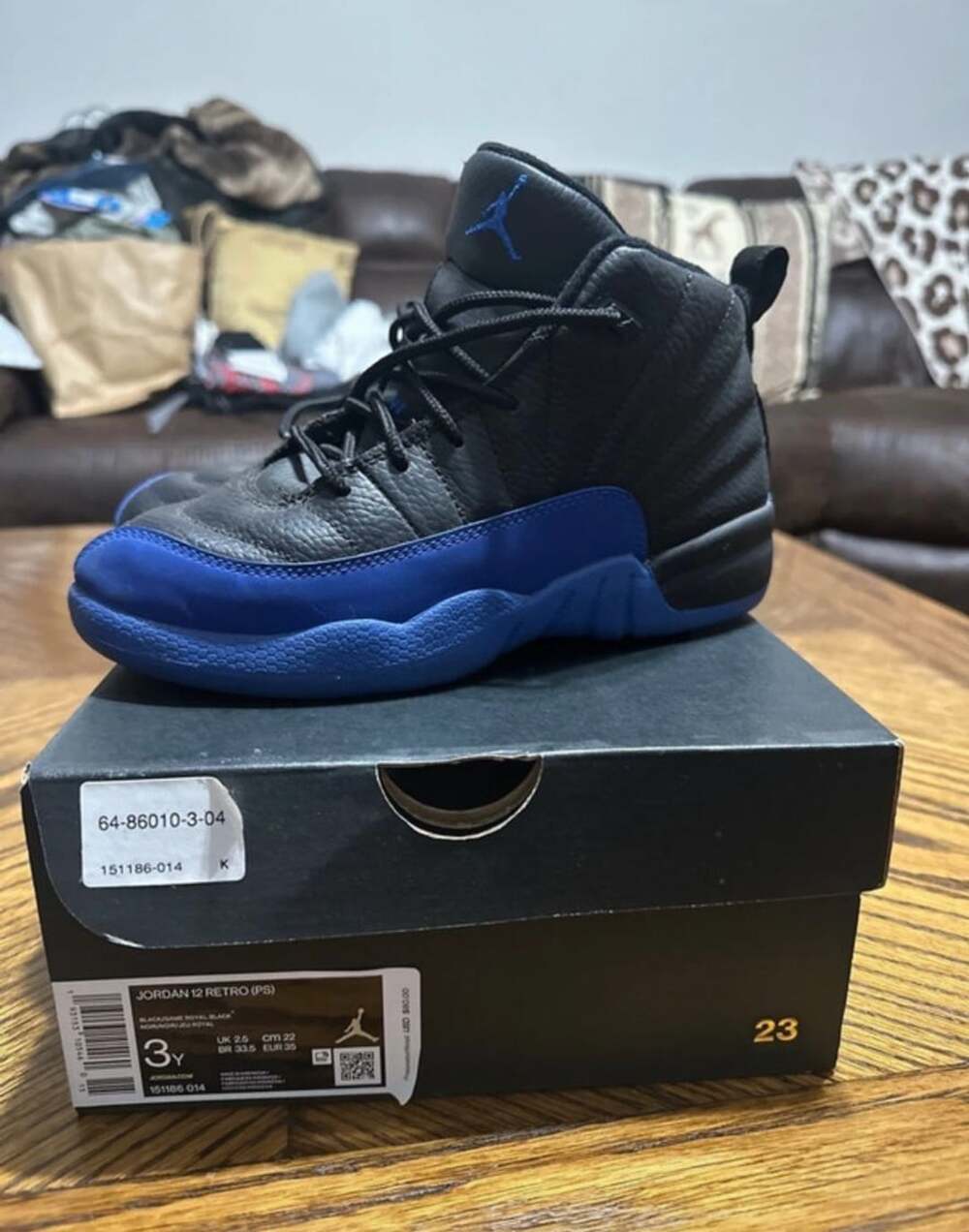Air Jordan 12 Retro PS Game Royal Size 3Y